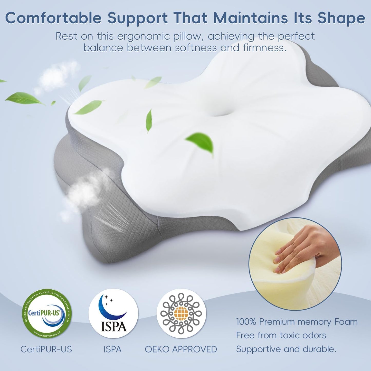 SpineAlign™ Orthopedic Neck Pillow