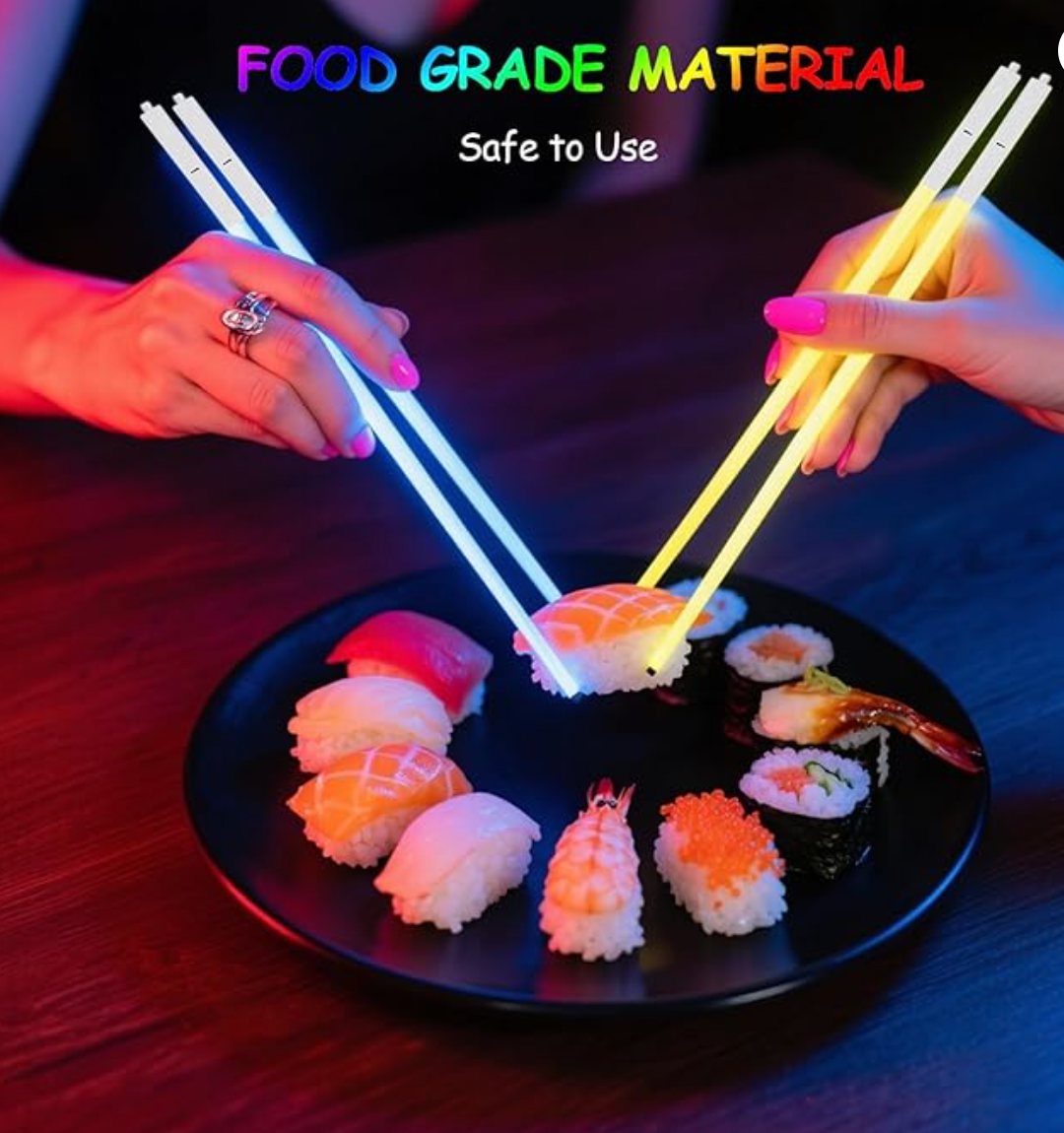 Glow-in-the-Dark Sushi Chopsticks