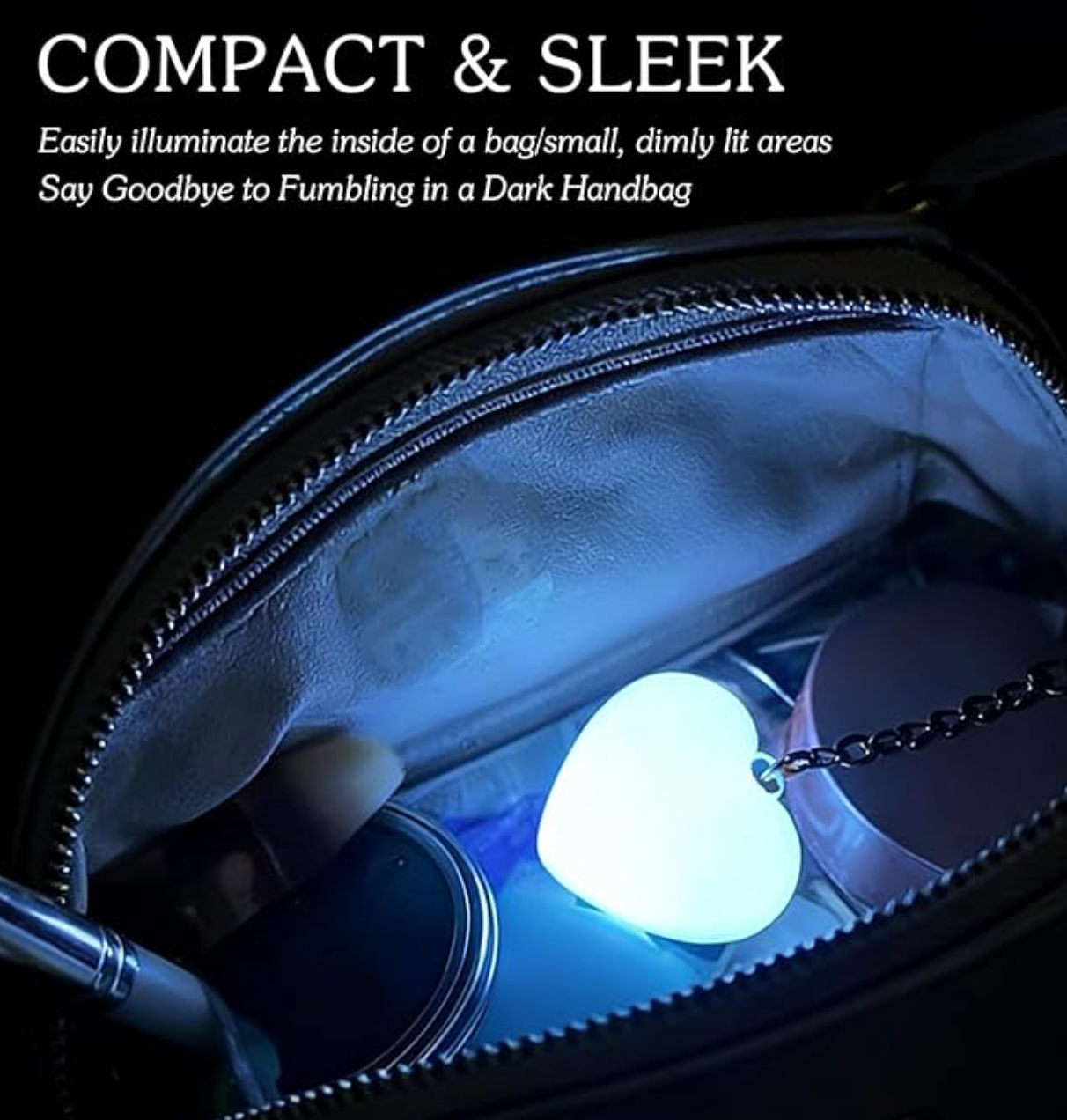 Heart-Touch Handbag Light